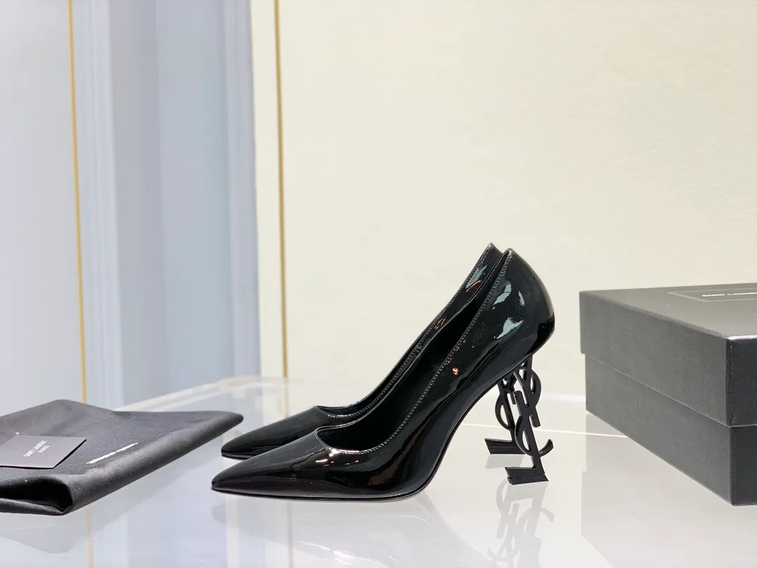 👟👟Ex-factory price 560🌈🌈 Women's Shoes Women's Clothes Women's Shoes Women's Clothes ysl Classic Letter High Heels A high-heeled item that is directly regarded as a god, elegant in capital letters! Selected imported calfskin material, crystal sheepskin lining, Italian imported cowhide sole, perfect shoe shape, fine routing, electroplated letter steel heels! Quality 35-39 (40 41 42 customized, non-refundable and non-exchangeable)